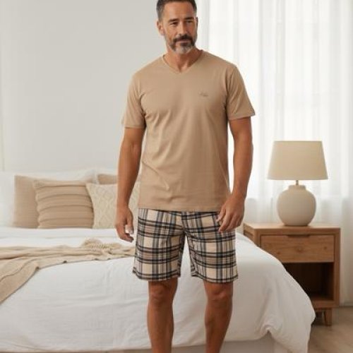 Пижама Trikotag (XL-4XL) TR23 beige (лето) Trikotag TR23 beige
