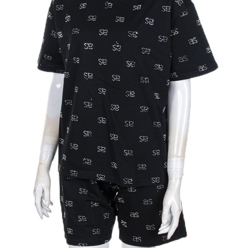 Костюм CND2 (M-2XL) 4407-WY124 black (лето) CND2 4407-WY124 black