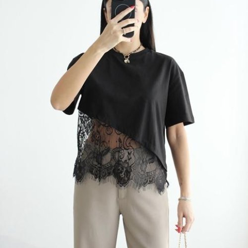 Футболка New Season (S-L) F615 black (лето) New Season F615 black