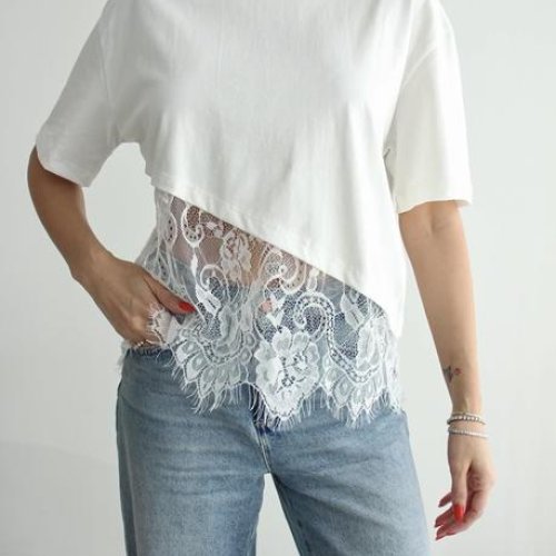 Футболка New Season (S-L) F615 white (лето) New Season F615 white
