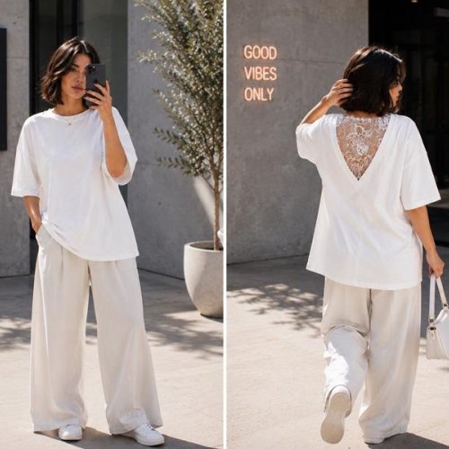 Футболка New Season (S-L) F620 white (лето) New Season F620 white