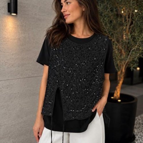 Футболка New Season (one size) FB011 black (лето) New Season FB011 black