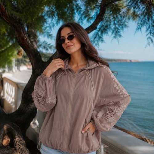 Рубашка New Season (one size) LV001 beige (деми) New Season LV001 beige