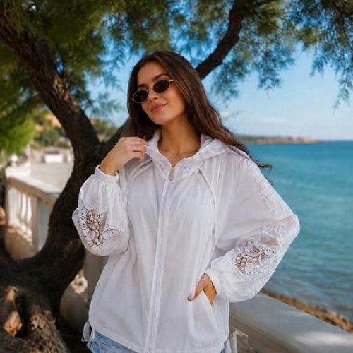 Рубашка New Season (one size) LV001 white (деми) New Season LV001 white