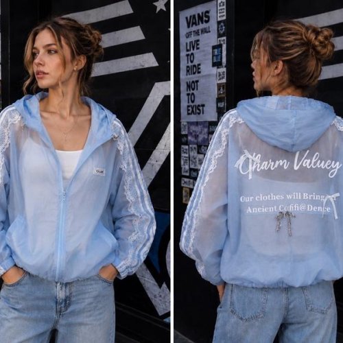 Ветровка New Season (one size) LV006 l.blue (деми) New Season LV006 l.blue