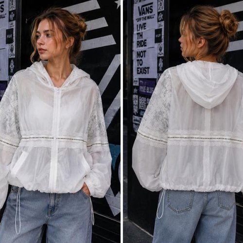 Ветровка New Season (one size) LV007 white (деми) New Season LV007 white