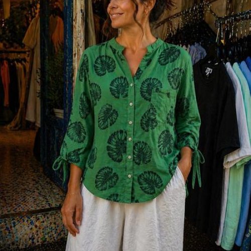 Рубашка New Season (52-56) RB614 green (деми) New Season RB614 green