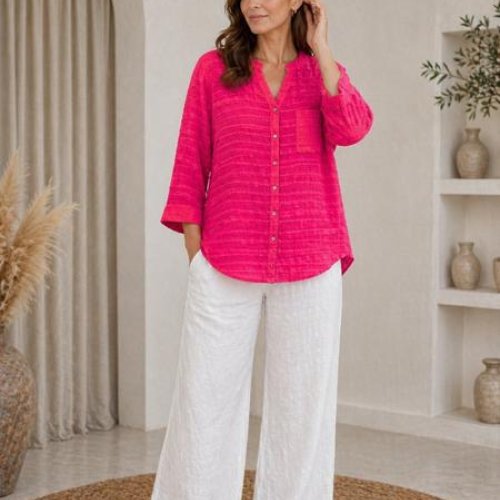 Рубашка New Season (50-58) RB616 pink (деми) New Season RB616 pink