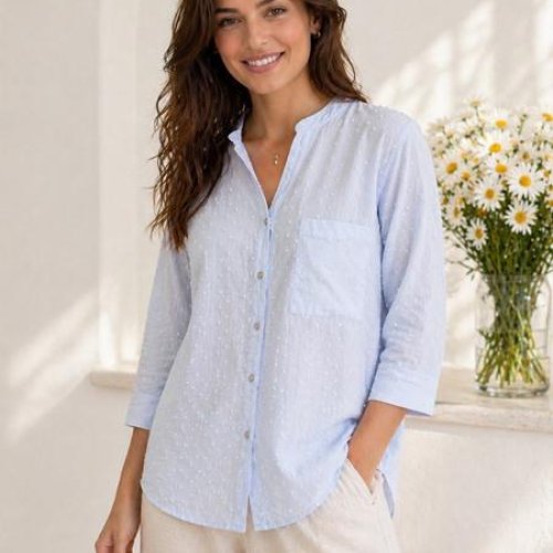 Рубашка New Season (50-56) RB621 l.blue (деми) New Season RB621 l.blue