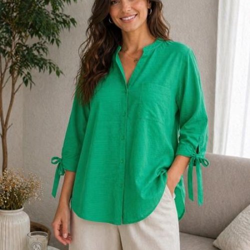 Рубашка New Season (50-56) RB623 green (деми) New Season RB623 green