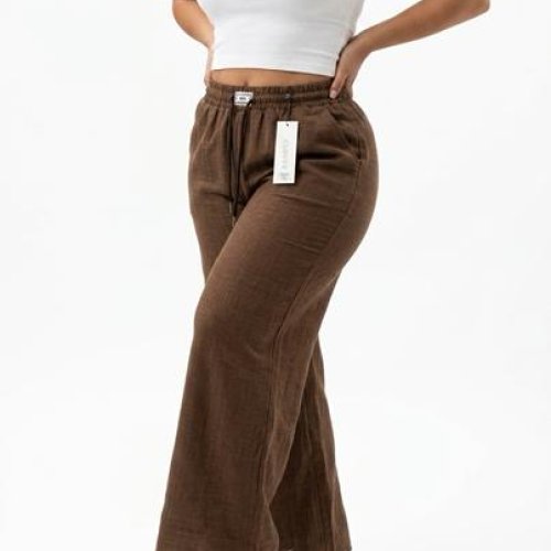 Штаны Sport style (4XL-6XL) 49046 d.brown (лето) Sport style 49046 d.brown