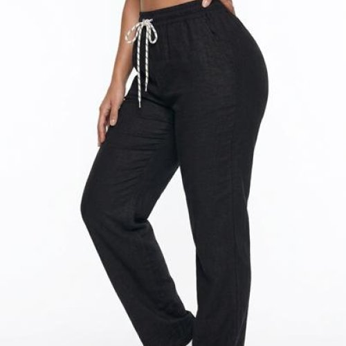 Штаны Sport style (6XL-10XL) 49047 black (лето) Sport style 49047 black