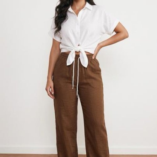 Штаны Sport style (XL-4XL) 4960 brown (лето) Sport style 4960 brown