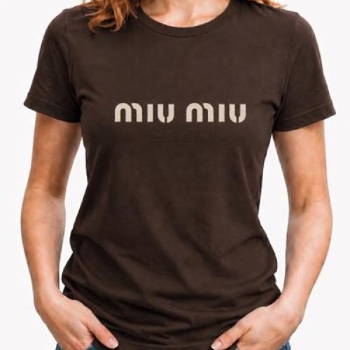 Футболка ALIA (M-3XL) AL167 brown (лето) ALIA AL167 brown