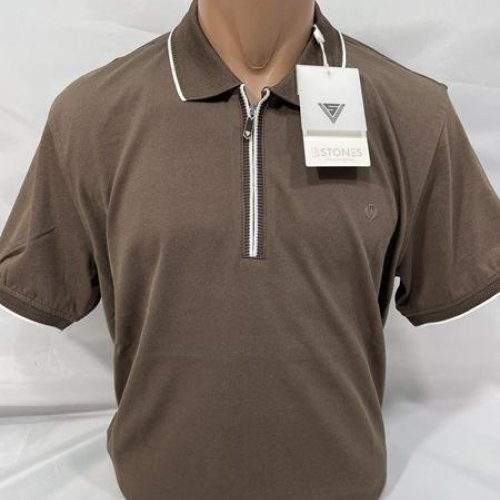 Футболка Sabihina (M-2XL) SB2050 brown (лето) Sabihina SB2050 brown