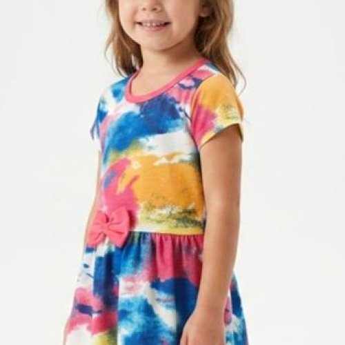 Платье Malibu2 (2-6) 4880 blue-coral (лето) Malibu2 4880 blue-coral