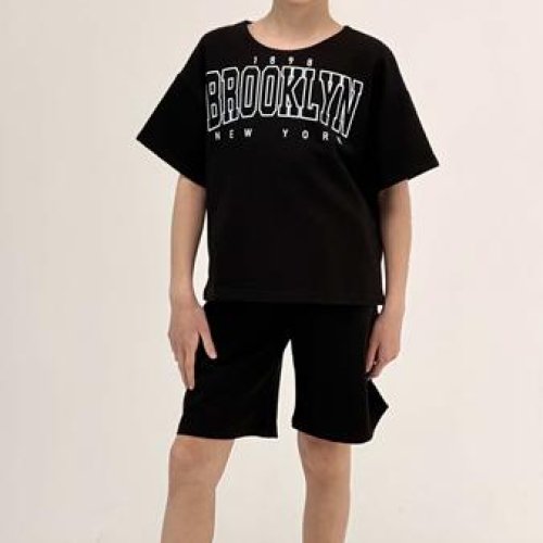 Костюм LiMa kids (134-158) 2408 black (лето) LiMa kids 2408 black