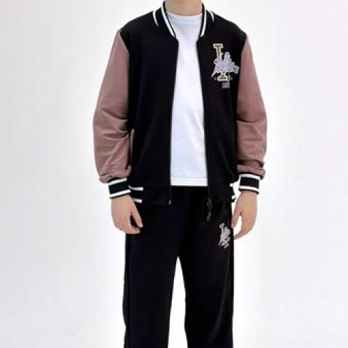 Костюм спорт LiMa kids (128-152) 2509 black-brown (деми) LiMa kids 2509 black-brown