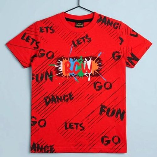 Футболка Dino (5-8) DN789 red (лето) Dino DN789 red