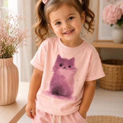 Футболка Major (110-128) 11227 pink (лето) Major 11227 pink