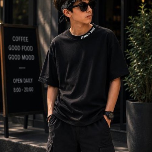 Футболка Major (130-152) 3507 black (лето) Major 3507 black