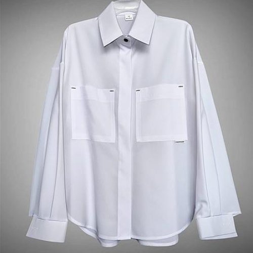 Рубашка SunnyTot (122-140) ST05 white (деми) SunnyTot ST05 white