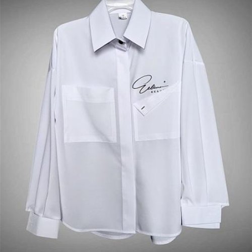 Рубашка SunnyTot (122-140) ST02 white (деми) SunnyTot ST02 white