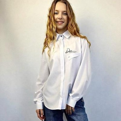 Рубашка SunnyTot (146-164) ST11 white (деми) SunnyTot ST11 white