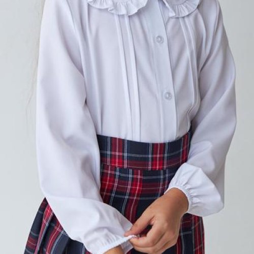 Блузка SunnyTot (116-140) ST25 white (деми) SunnyTot ST25 white