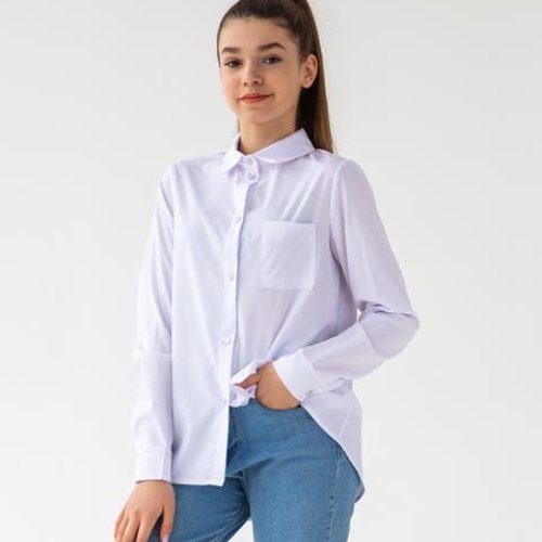 Рубашка SunnyTot (152-164) ST22 white (деми) SunnyTot ST22 white