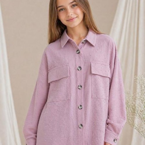 Рубашка SunnyTot (140-164) ST39 pink (деми) SunnyTot ST39 pink