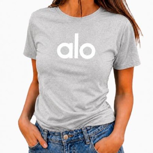 Футболка ALIA (M-3XL) AL181 grey (лето) ALIA AL181 grey