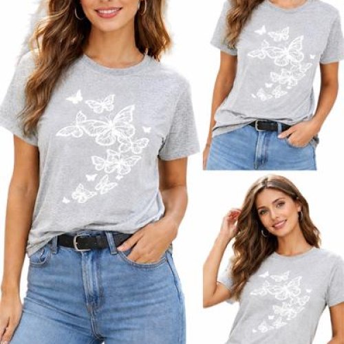 Футболка ALIA (M-3XL) AL183 grey (лето) ALIA AL183 grey
