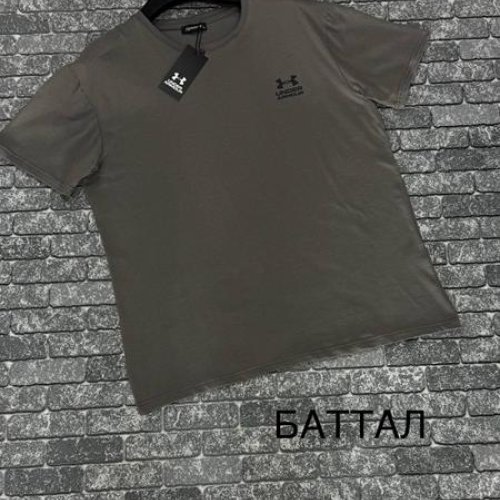 Футболка F.T.H (3XL-4XL) F1472 grey (лето) F.T.H F1472 grey