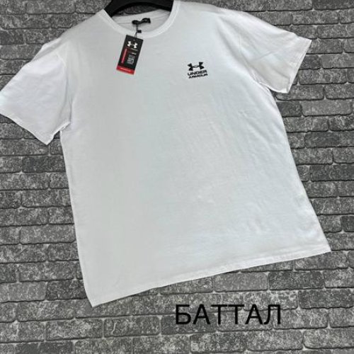 Футболка F.T.H (3XL-4XL) F1475 white (лето) F.T.H F1475 white