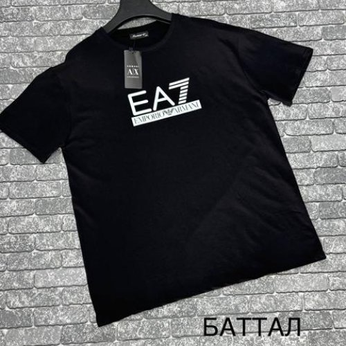 Футболка F.T.H (3XL-4XL) F1479 black (лето) F.T.H F1479 black