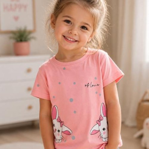 Футболка Major (92-110) 4123 pink (лето) Major 4123 pink