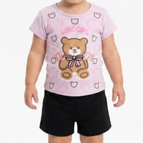 Футболка Malibu2 (1-4) 4089 pink (лето) Malibu2 4089 pink