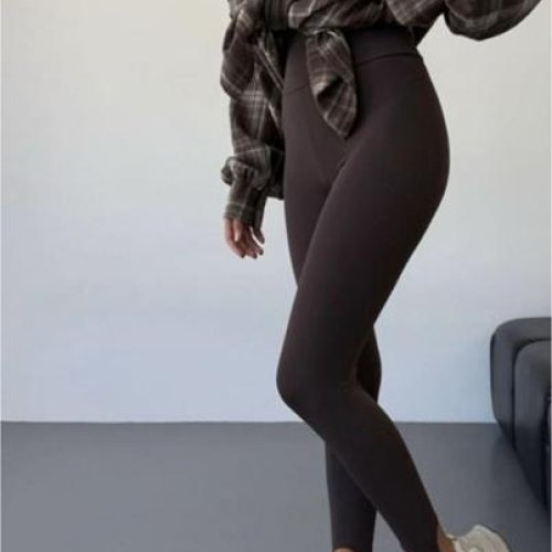 Лосины New Season (S-XL) L1728 brown (деми) New Season L1728 brown