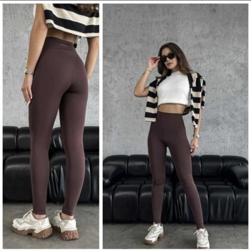 Лосины New Season (S-XL) LO1724 brown (деми) New Season LO1724 brown