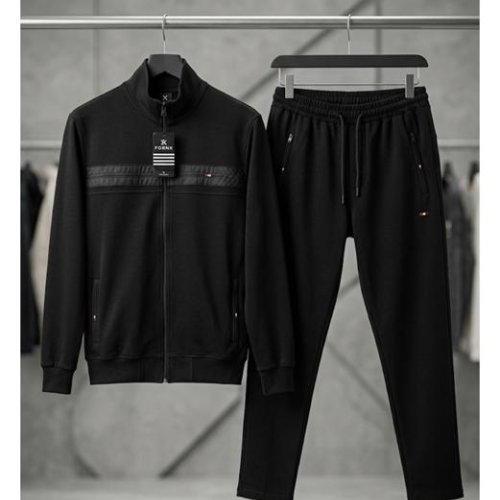 Костюм спорт Style M.Clothes (M-3XL) 327 black (деми) Style M.Clothes 327 black