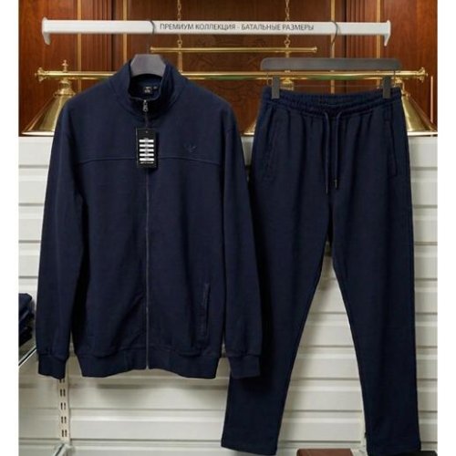 Костюм спорт Style M.Clothes (3XL-5XL) 332 navy (деми) Style M.Clothes 332 navy