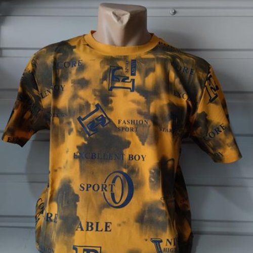 Футболка Panda (S-2XL) 1853 yellow (лето) Panda 1853 yellow