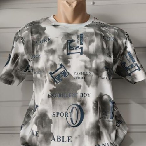 Футболка Panda (S-2XL) 1855 grey (лето) Panda 1855 grey