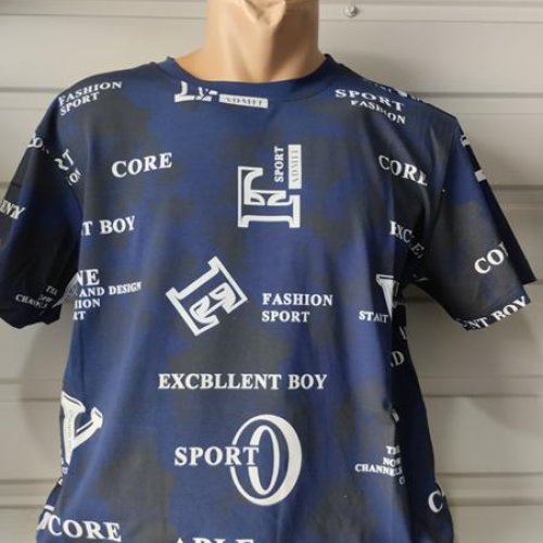 Футболка Panda (S-2XL) 1856 navy (лето) Panda 1856 navy