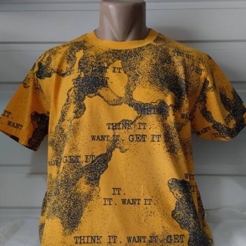 Футболка Panda (S-2XL) 1858 yellow (лето) Panda 1858 yellow