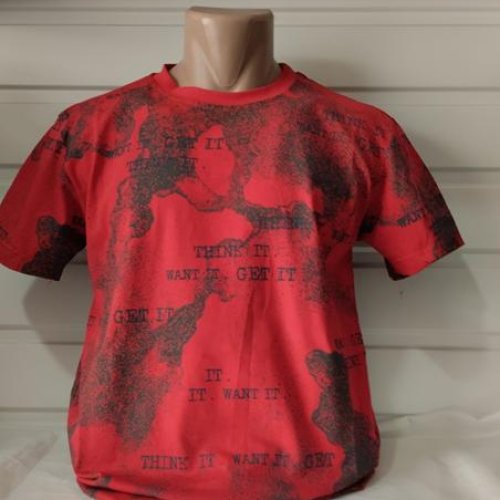 Футболка Panda (S-2XL) 1859 red (лето) Panda 1859 red