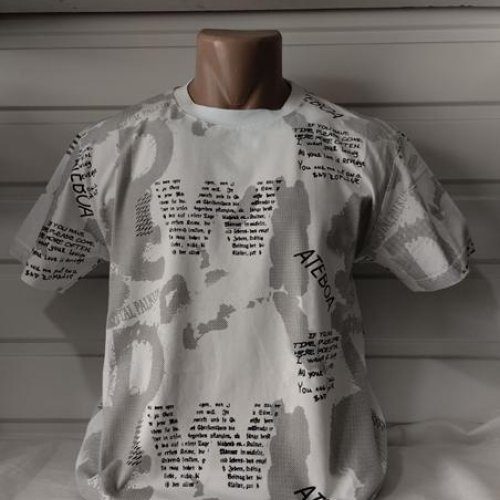 Футболка Panda (S-2XL) 1866 white (лето) Panda 1866 white