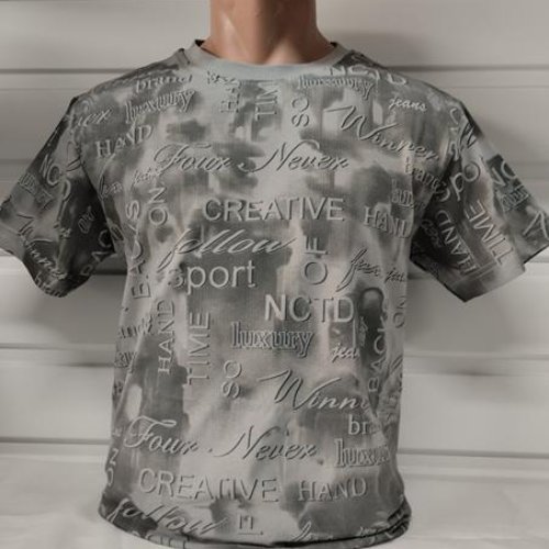 Футболка Panda (S-2XL) 1880 grey (лето) Panda 1880 grey
