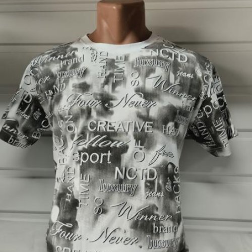 Футболка Panda (S-2XL) 1882 white (лето) Panda 1882 white